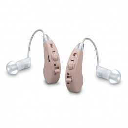Set aparate auditive reincarcabile AudiSound 338, cu statie de incarcare