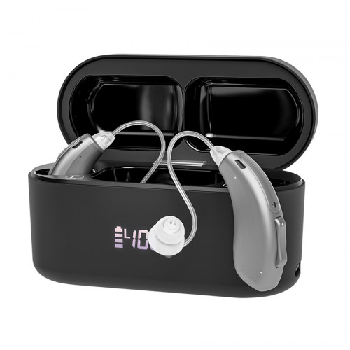 Set Aparate auditive reincarcabile digitale AudiSound 5118L, conexiune bluetooth, aplicatie smartphone pentru control si personalizare frecvente Set Aparate auditive reincarcabile digitale AudiSound 5118L, conexiune bluetooth, aplicatie smartphone pentru control si personalizare frecvente