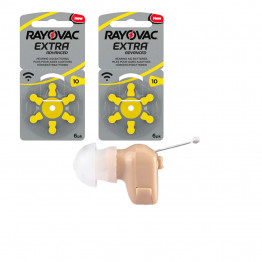 Pachet aparat auditiv AudiSound 907 cu 12 baterii Zinc-Aer PR10