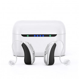 Set aparate auditive digitale reincarcabile G22BT, cu filtru anti-suierat, personalizare frecvente