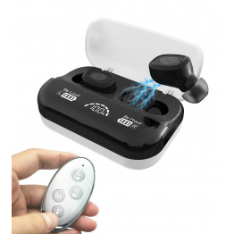 Set aparate auditive digitale reincarcabile IA006A cu telecomanda, conexiune Bluetooth la telefon