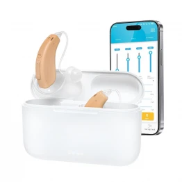 Set Aparate auditive reincarcabile digitale AudiSound 5116B, conexiune bluetooth, aplicatie smartphone, personalizare frecvente