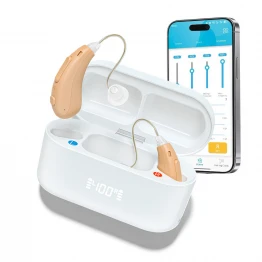 Set Aparate auditive reincarcabile digitale AudiSound 5120, conexiune bluetooth, aplicatie smartphone, personalizare frecvente Set Aparate auditive reincarcabile digitale AudiSound 5120, conexiune bluetooth, aplicatie smartphone, personalizare frecvente