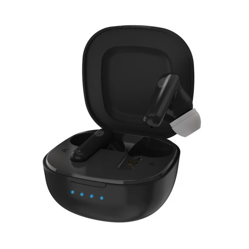 Aparate auditive digitale reincarcabile D22 Pro Black, procesor cu 16 canale, culoare negru
