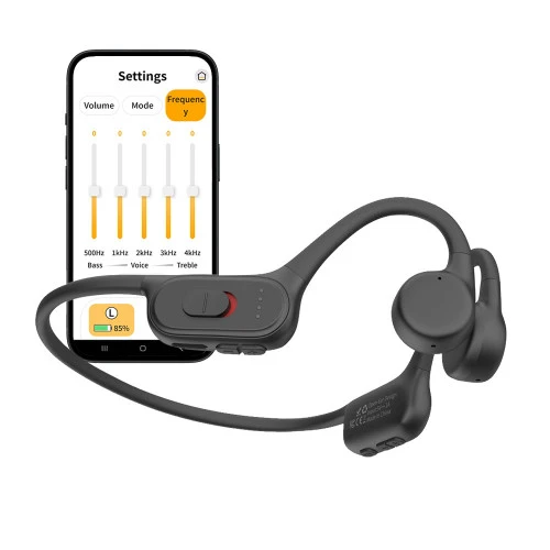 Aparat auditiv cu conductie osoasa F2C, conexiune bluetooth, reglaj frecvente Aparat auditiv cu conductie osoasa F2C, conexiune bluetooth, reglaj frecvente