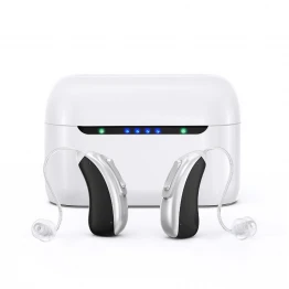 Set aparate auditive digitale reincarcabile H220, cu filtru anti-suierat, personalizare frecvente Set aparate auditive digitale reincarcabile H220, cu filtru anti-suierat, personalizare frecvente