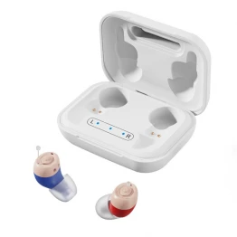 Set Aparate auditive reincarcabile digitale AudiSound A49, aproape invizibile