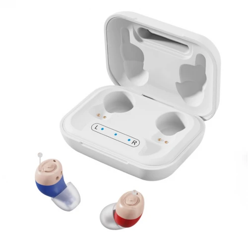 Set Aparate auditive reincarcabile digitale AudiSound A49, aproape invizibile