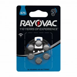 Baterii Rayovac Zinc-Aer PR675 pentru aparate auditive - set 6 buc. Baterii Rayovac Zinc-Aer PR675 pentru aparate auditive - set 6 buc.