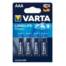 Baterii alcaline Varta R3 (AAA) - set 4 buc Baterii alcaline Varta R3 (AAA) - set 4 buc